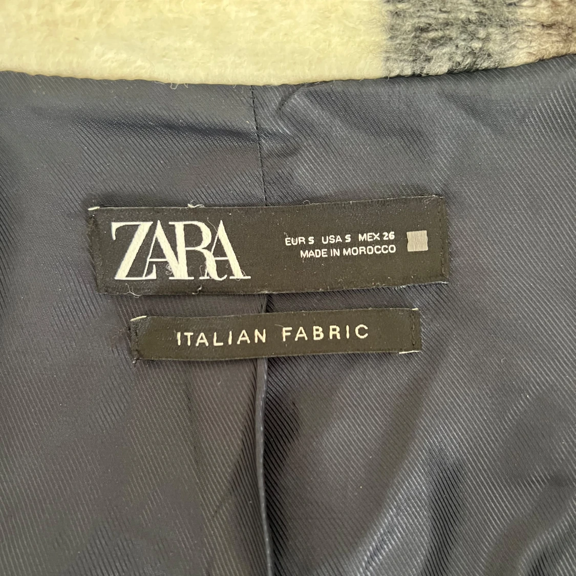 Rutig oversized jacka från Zara  - 2