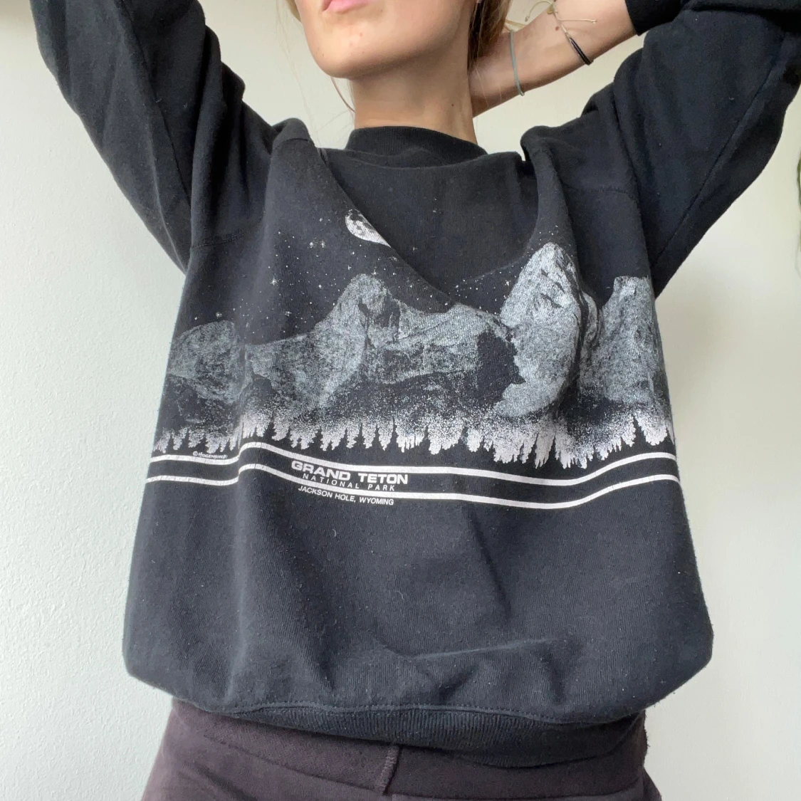 Svart sweatshirt - 2