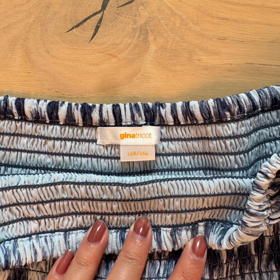 Mönstrad kortkjol från Gina Tricot - 1