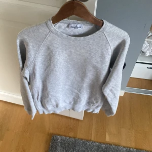 Ljusgrå sweatshirt från Stone Island  - Stone Island tröja(pris kan diskuteras)