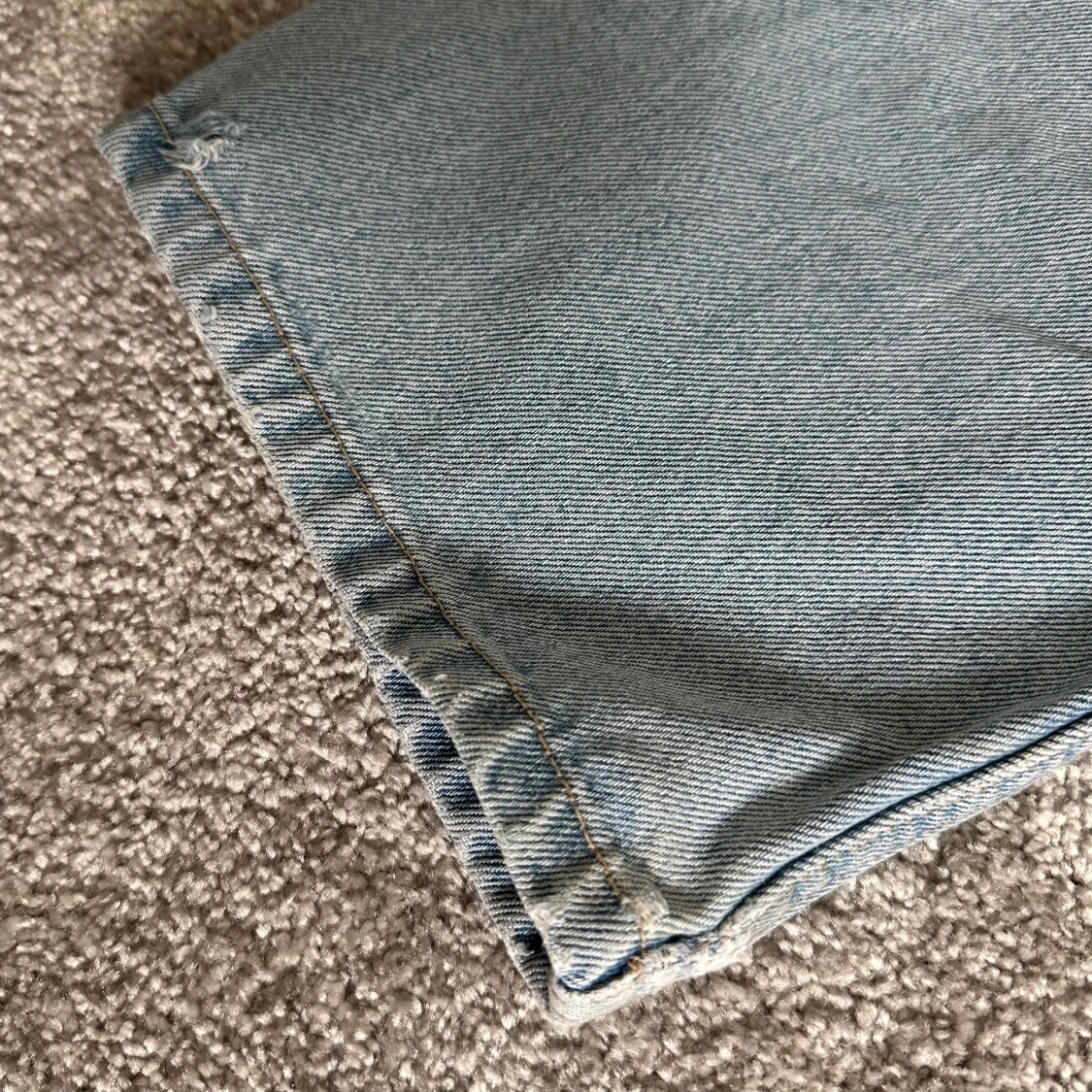 Ljusblå loose fit jeans från Studio Total, herr stl 30 - 3