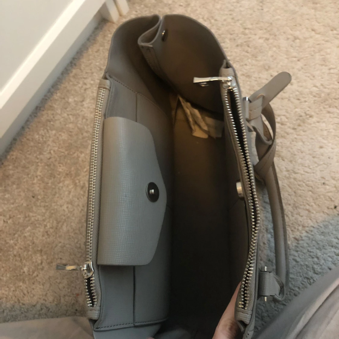 Beige handväska från Zara Basic Collection - 4