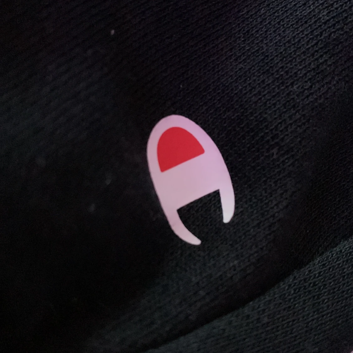 Svart och vit hoodie från Champion - 2