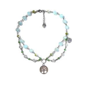 Nature Glam Necklace - Super cute handgjort smycke! 🧸💗  Bjuder på gratis frakt 🚚 Betalning sker via swish, skriv vid intresse 🧸💗