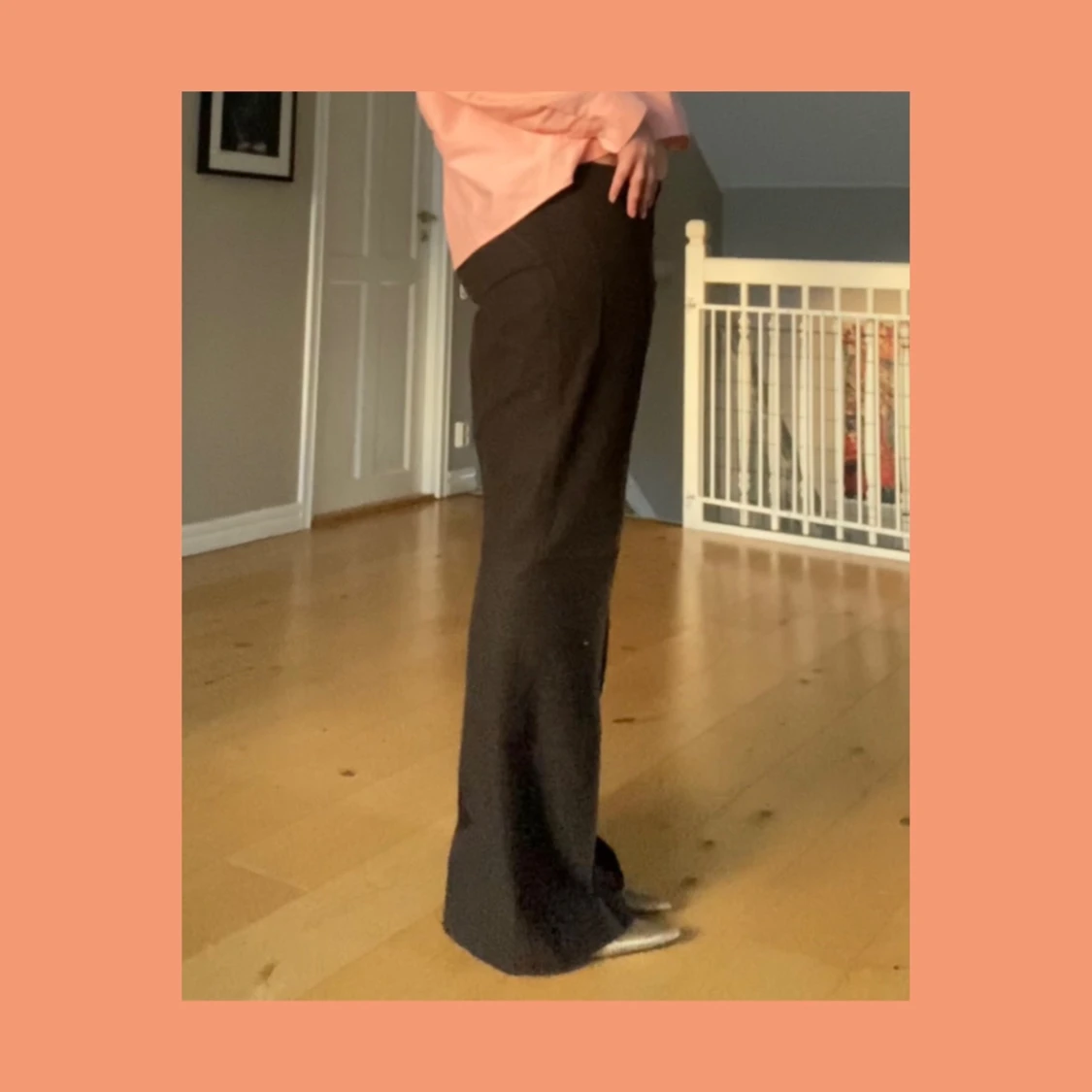 Bruna twillbyxor - 90