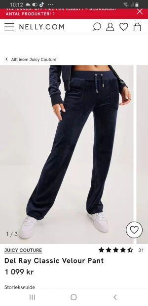 Söker Juicy Couture byxor  - Söker!! Jag söker juciy couture byxor i storlek XXS hälst i färgen mörkblå, grön, grå eller svart, 400-700kr 