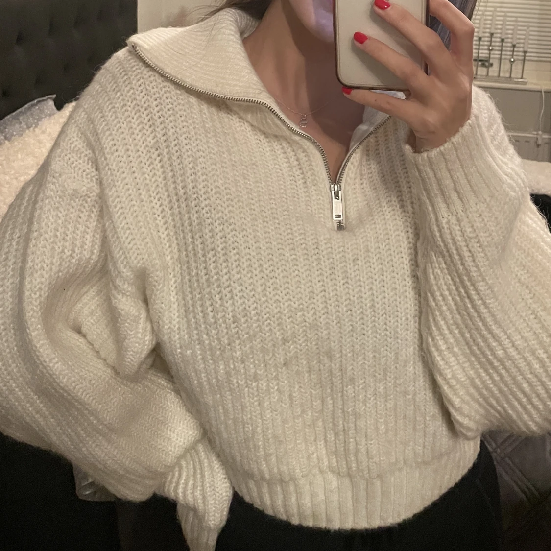 Stickad tröja 