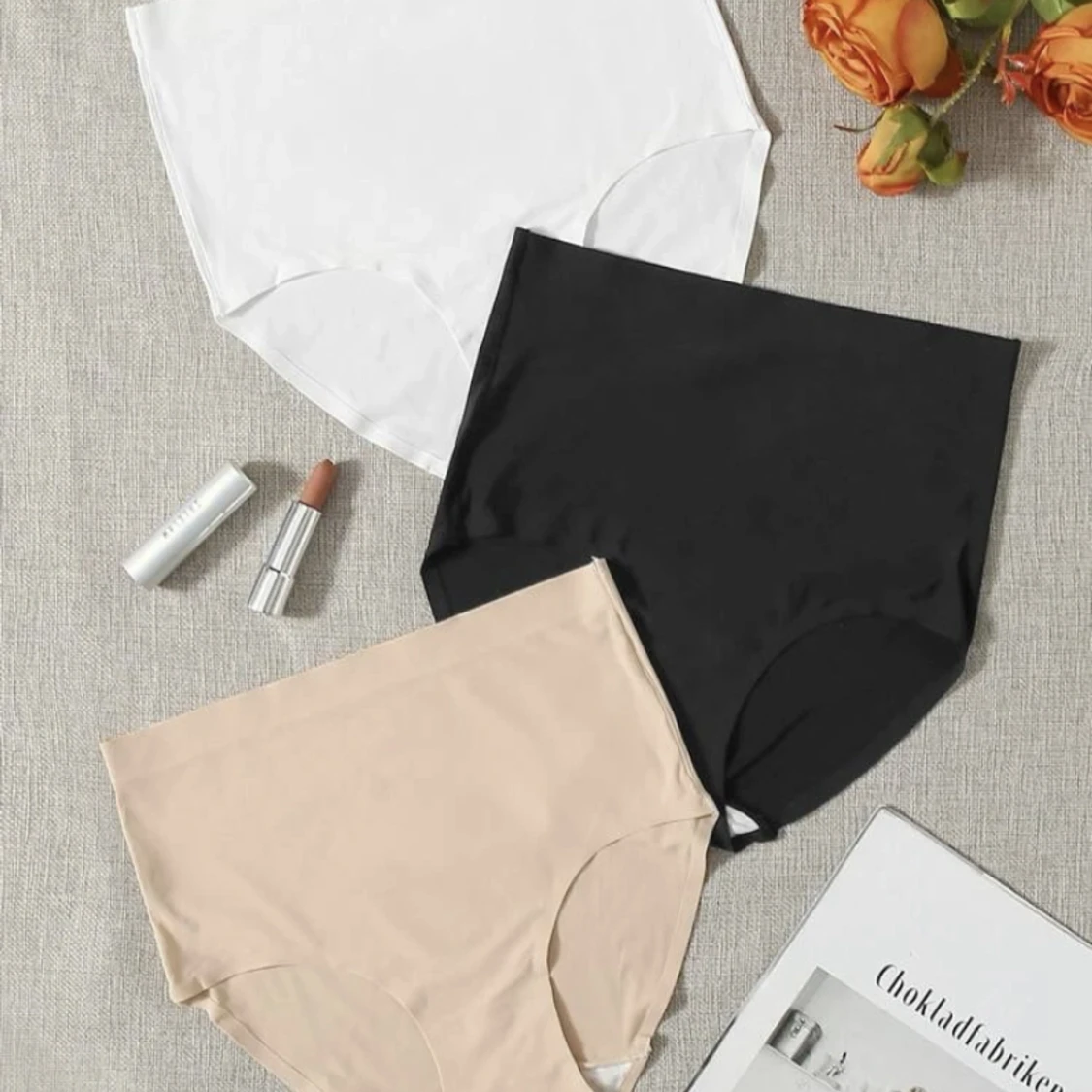 3 pack sömlösa trosor