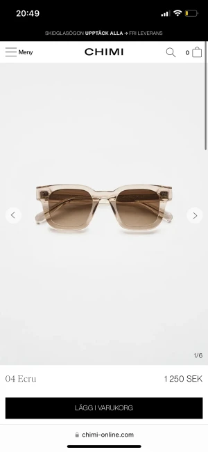 Chimi ecru  - Helt nya chimi glasögon i nyskick som är knappt använda, perfekta nu till våren💓💓