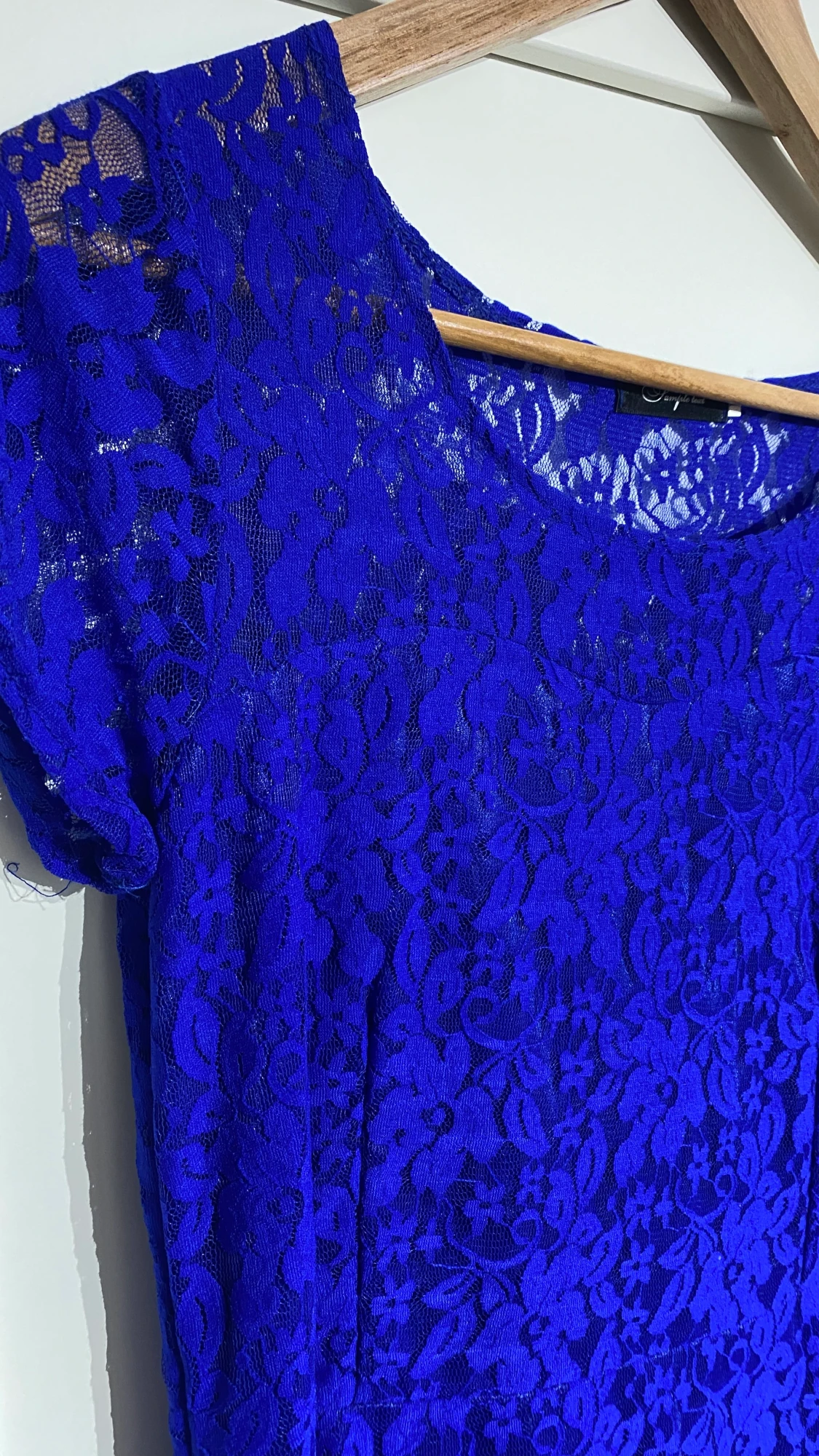 Klarblå klänning  - 90