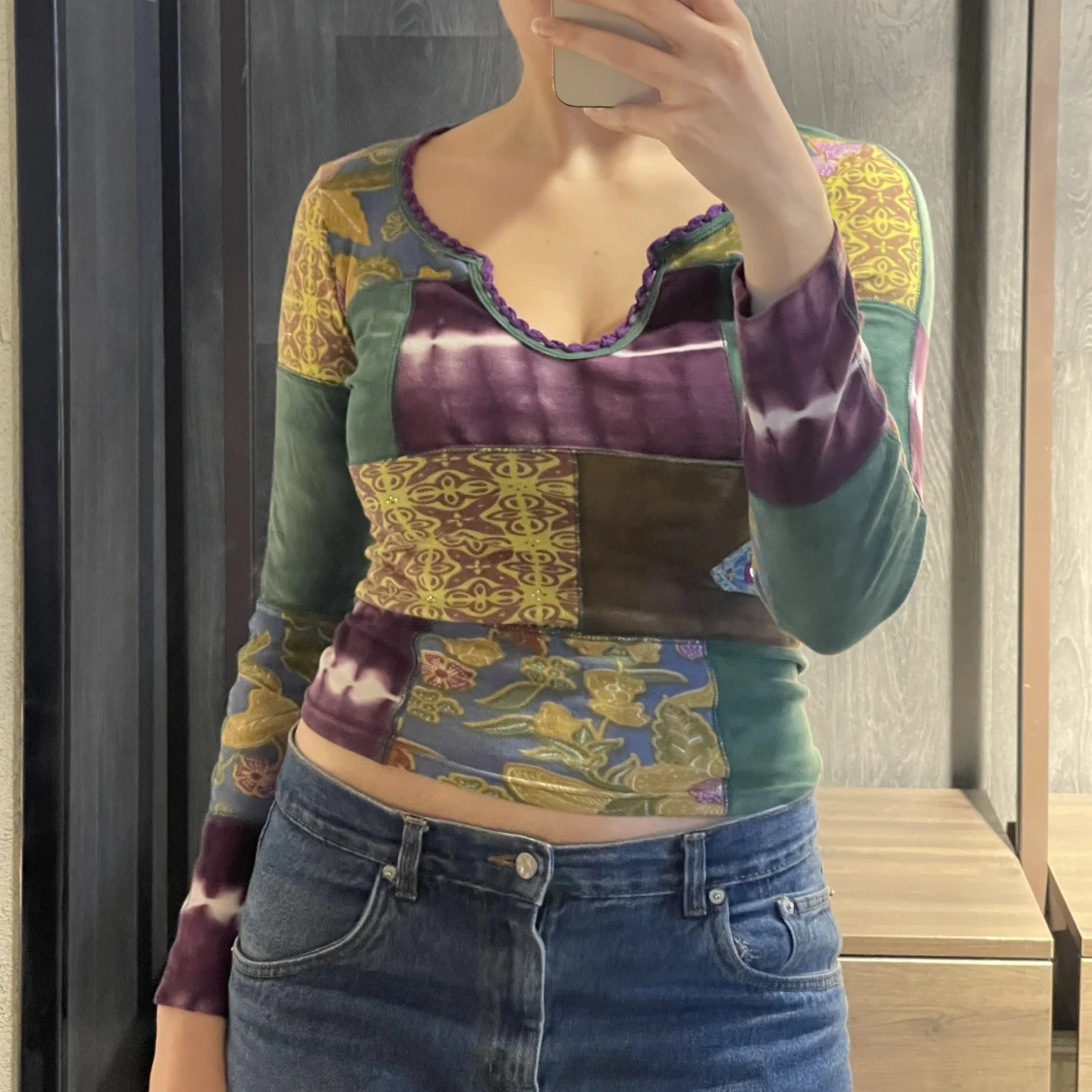 Tröja med indie mönster