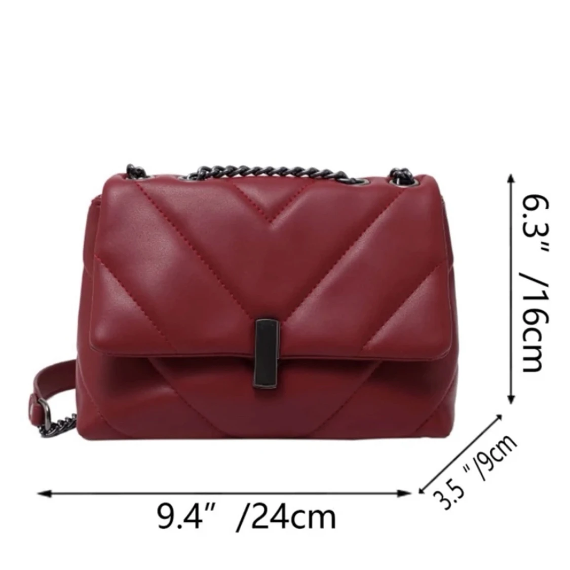 Snygg röd väska  - 91