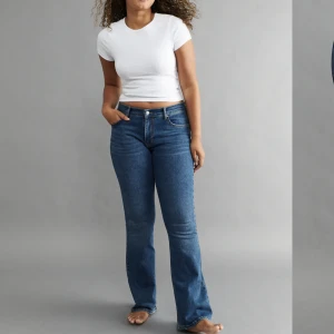 Lågmidjade jeans - Låg midjade jeans från gina, använda en gång. Köpte för 499kr