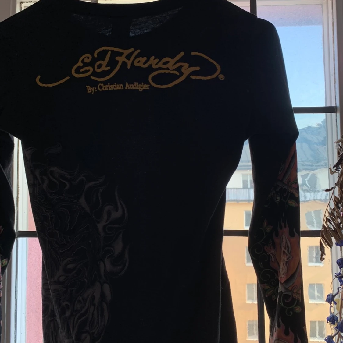 Ed hardy långärmad  - 90