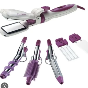 Plattång - Ett bra set från babyliss med plattång, krustång och flera olika locktänger. Har aldrig använt. Köpt för 500 men säljer för 100. FRI FRAKT