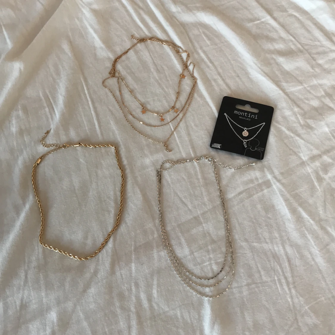 Silver och guld smycken