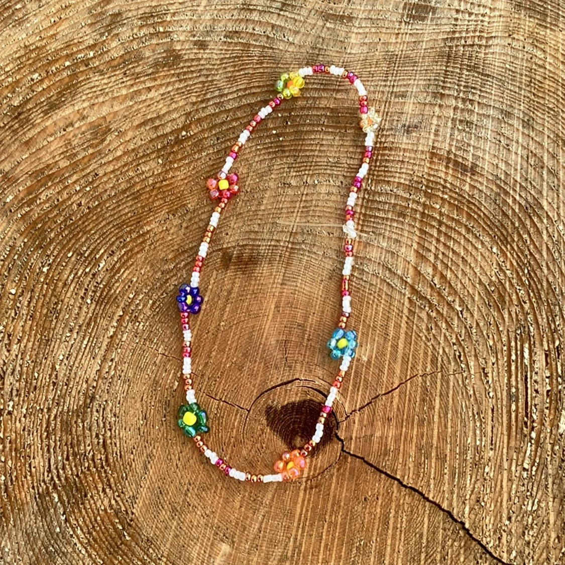 Halsband blommor - 91