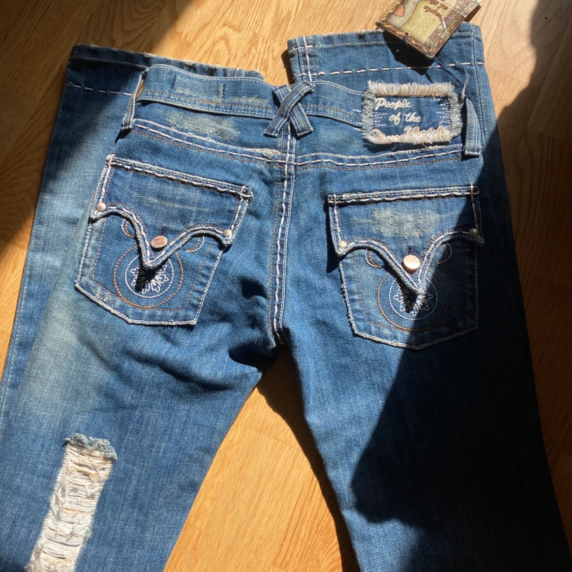 Lågmidjade jeans