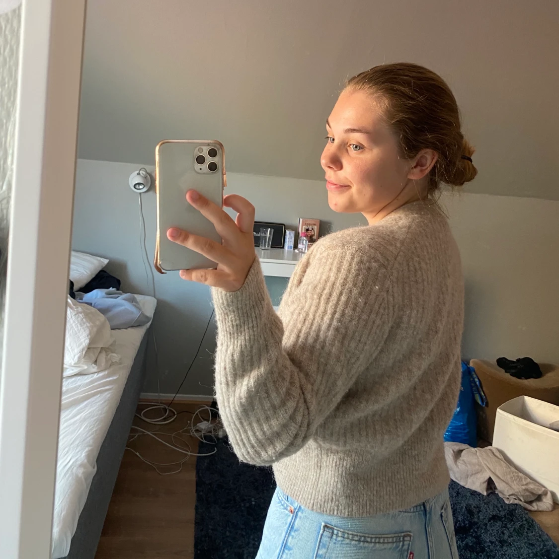 Stickad kofta & other stories storlek xs - 90