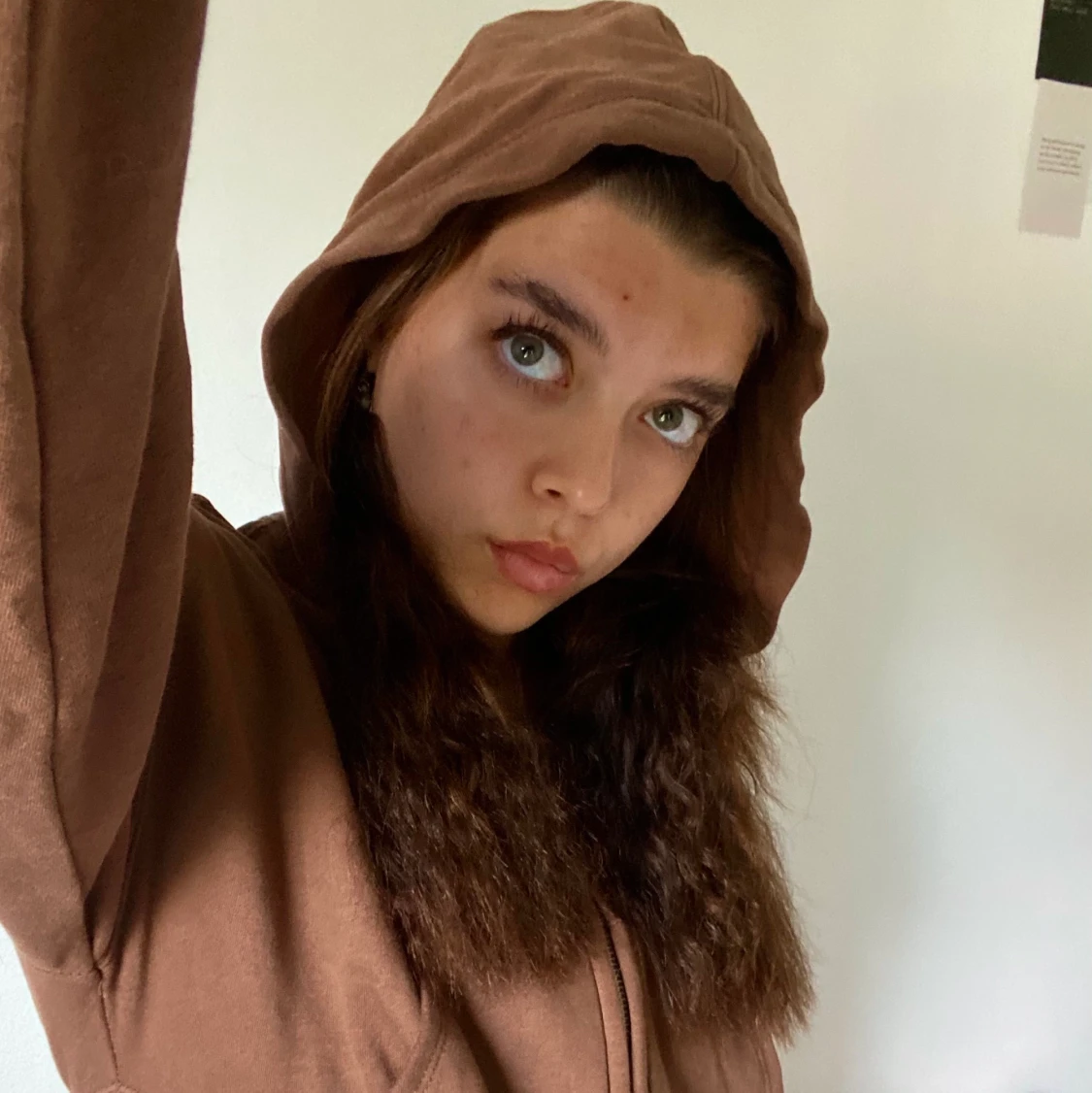 Brun kroppad kofta - 90