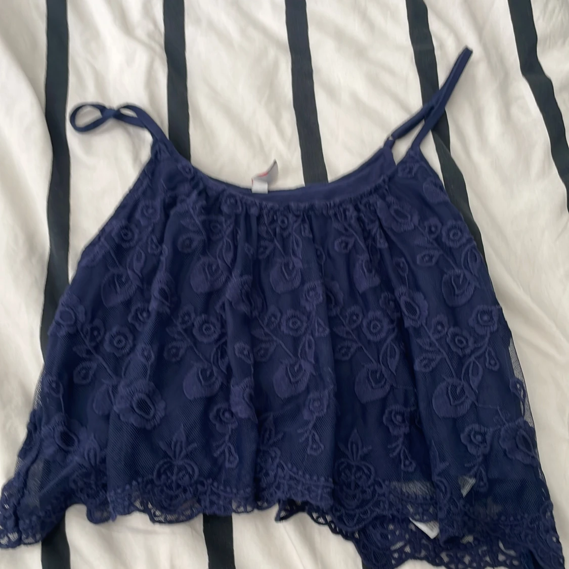 Blommig spets topp - 89