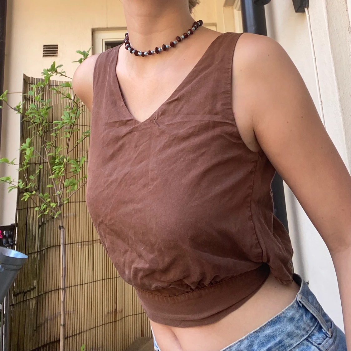 Linne med rosett - 90