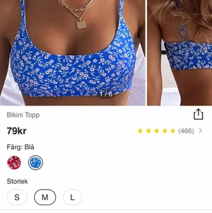 SHEIN bikini - Supersöt bikiniöverdel som är använd fåtal gånger och väldigt bra kvalitet 
