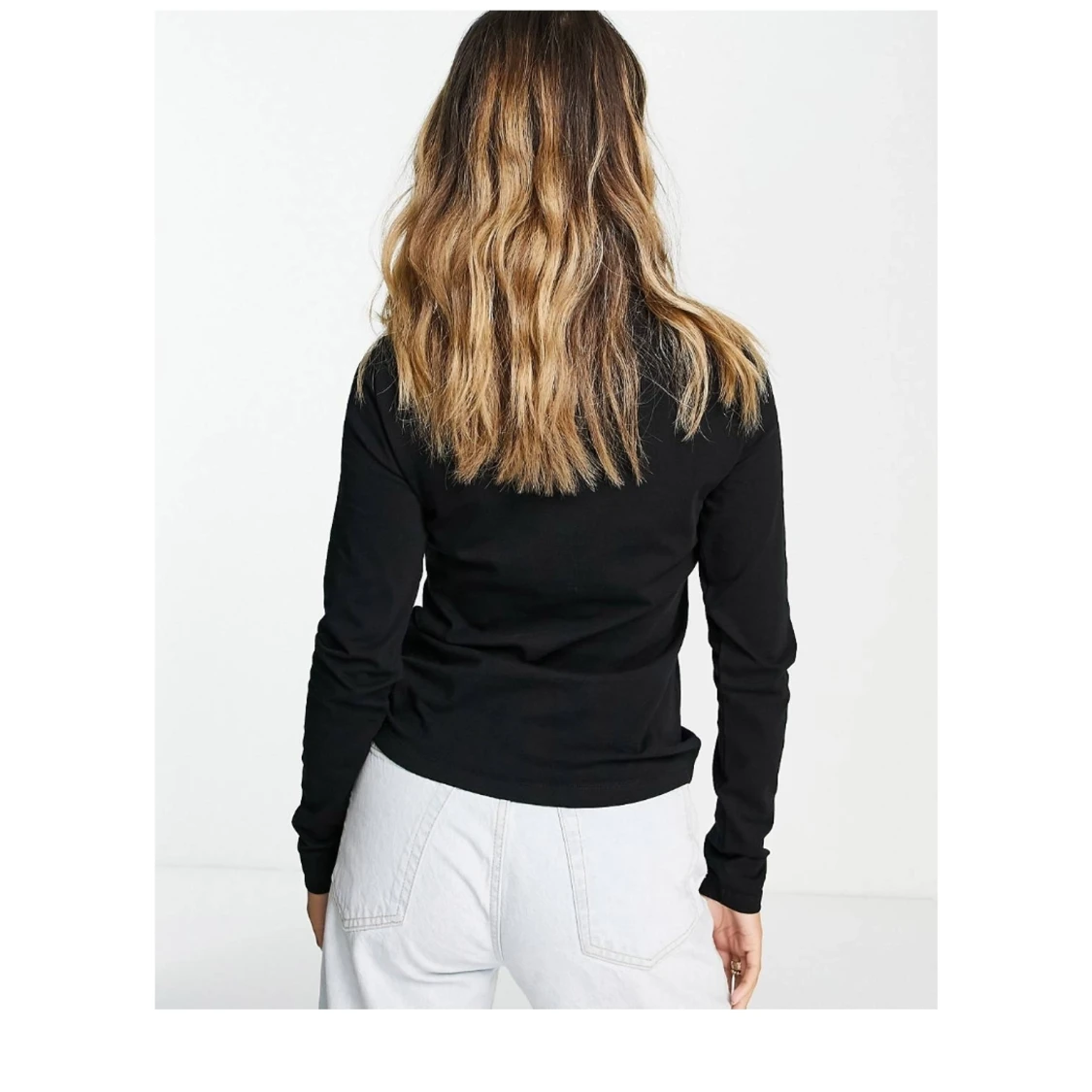 Svart basic tröja - 90