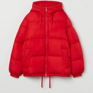 vinterjacka - röd vinterjacka från h&m, endast använd 2 gånger så som nu. säljer då den inte kommer till användning längre, samt slut på hemsidan. skriv privat för fler bilder!💕