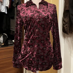 tröja 90 tal - cool tröja / pyjamas skjorta från 90 talet, sammet