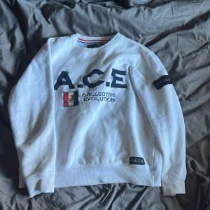 En riktig fin sweatshirt i märket A.C.E Använd ett fåtal gånger väldigt bra skick🤩 Säljer den då den blivit för liten för mig. Priset är inte hugget i sten!!
