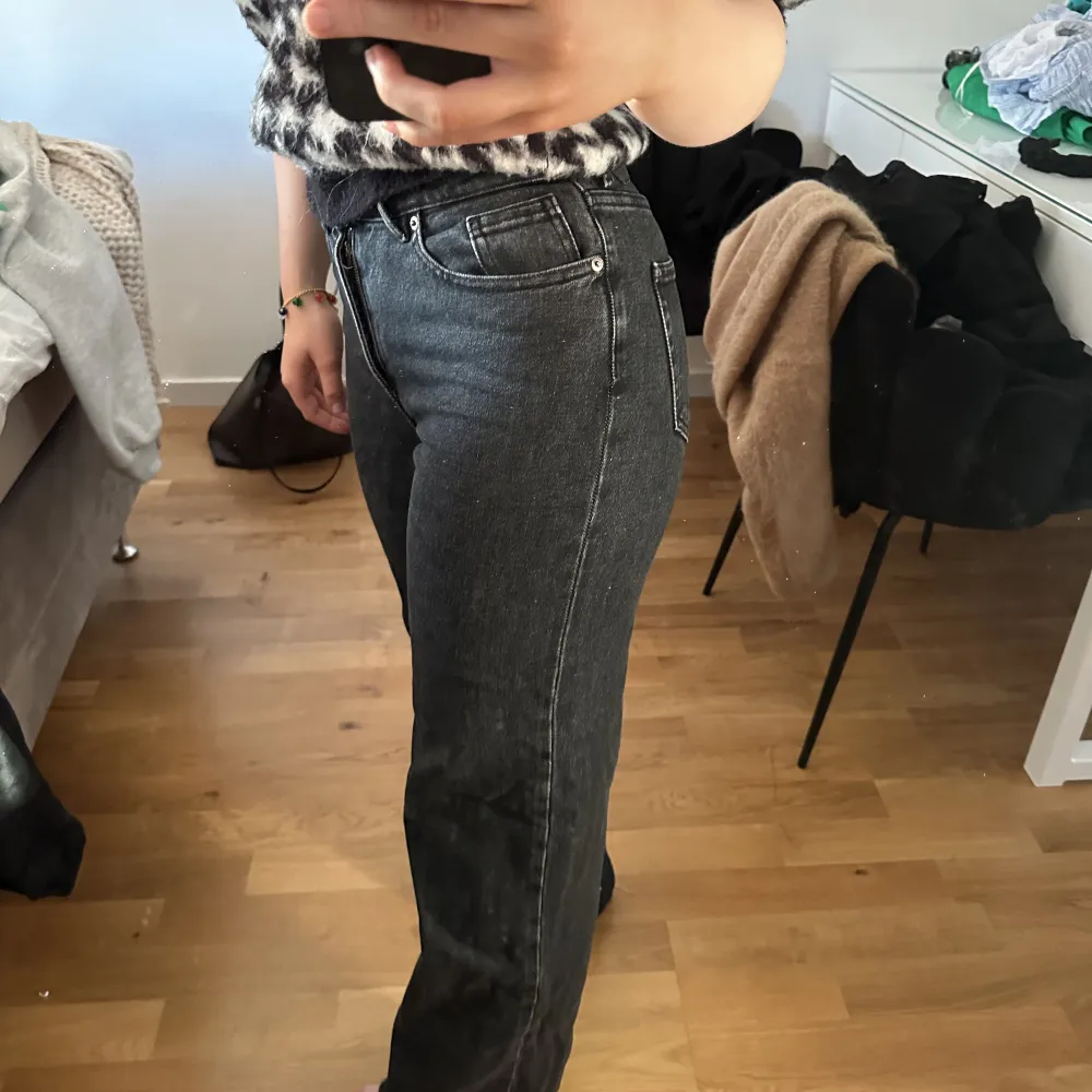 Hög midjade jeans . Jeans & Byxor.