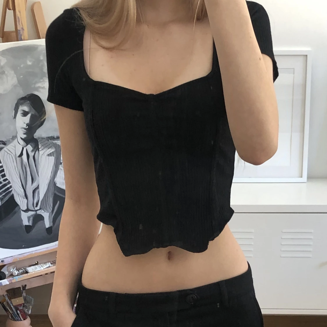 Svart topp - 91