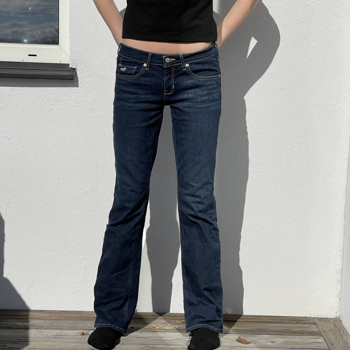 Lågmidjade jeans