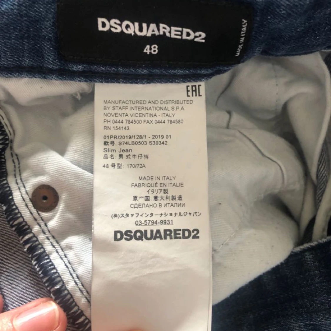 Äkta Disquared 2 storlek 48 - 91