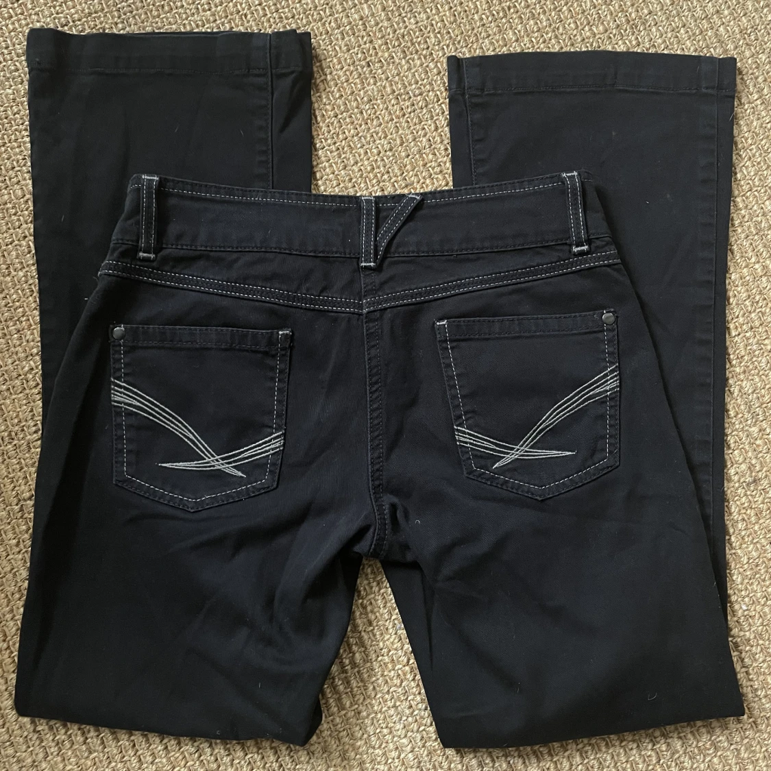 Lågmidjade bootcut jeans