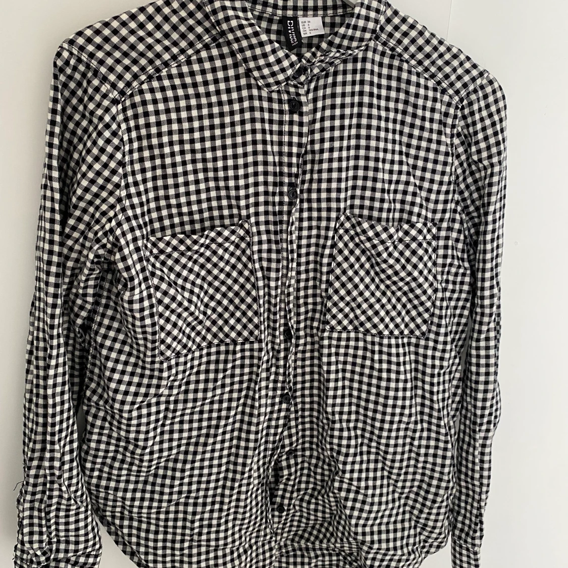 Rutig skjorta unisex🖤 - 91