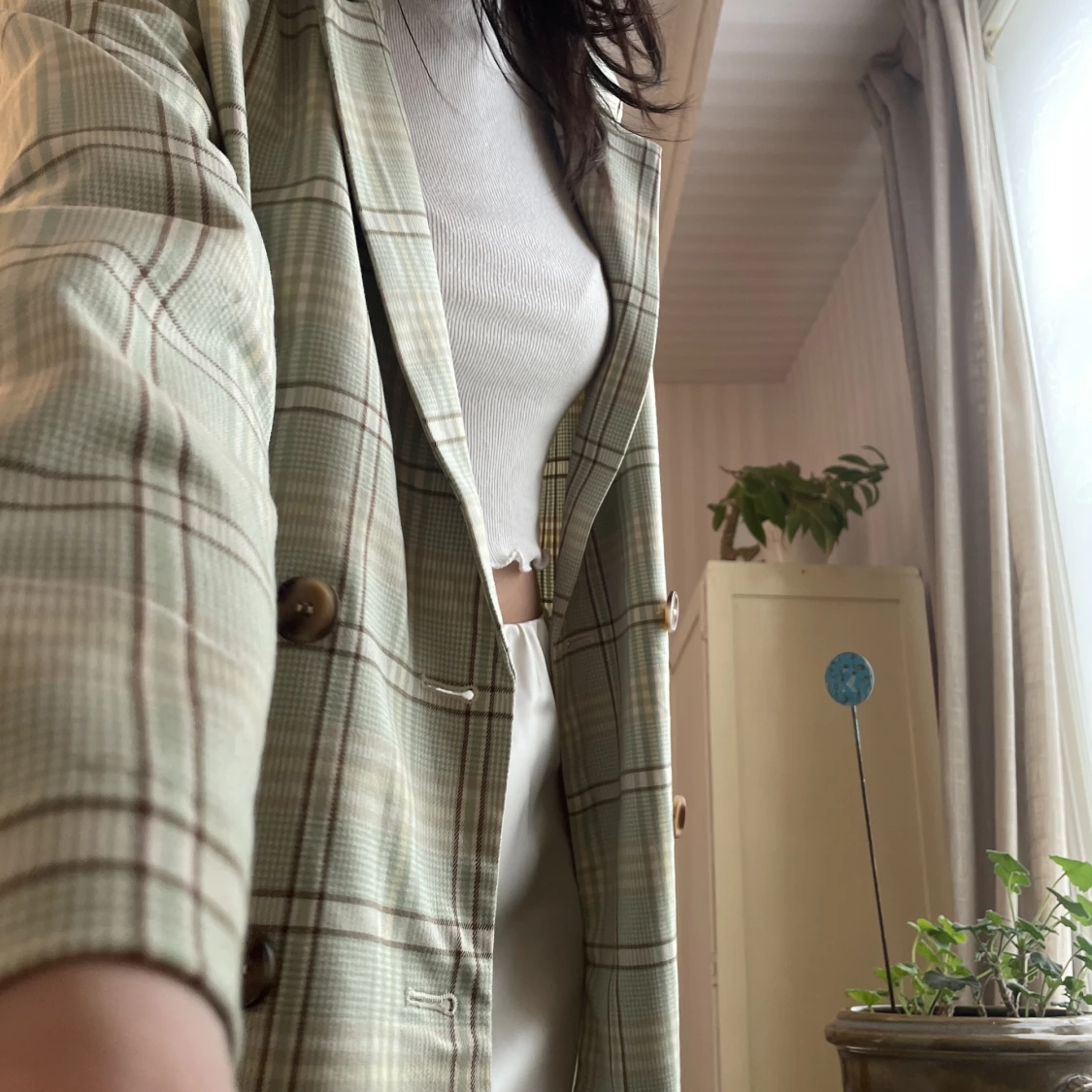 Ljusgrön Kavaj - 90