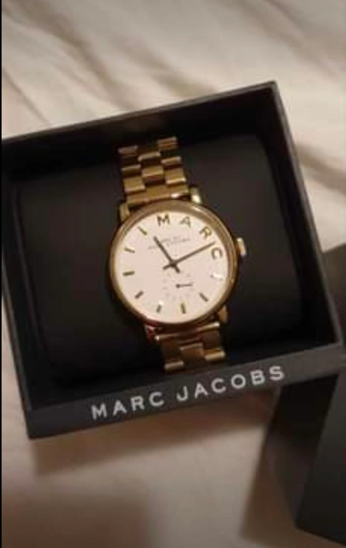 Marc Jacobs klocka i guld