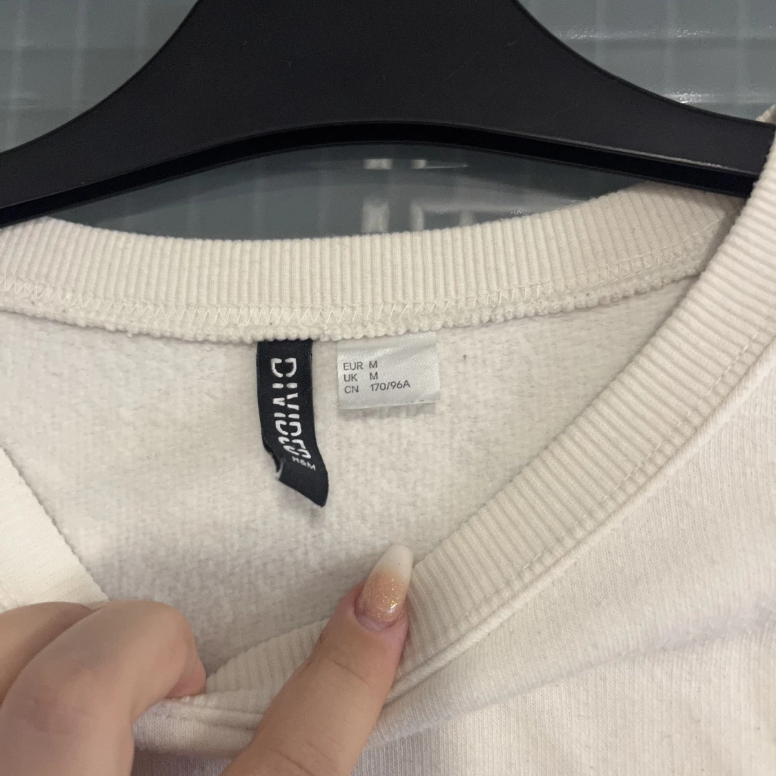 Rosa/ vit tröja  - 91