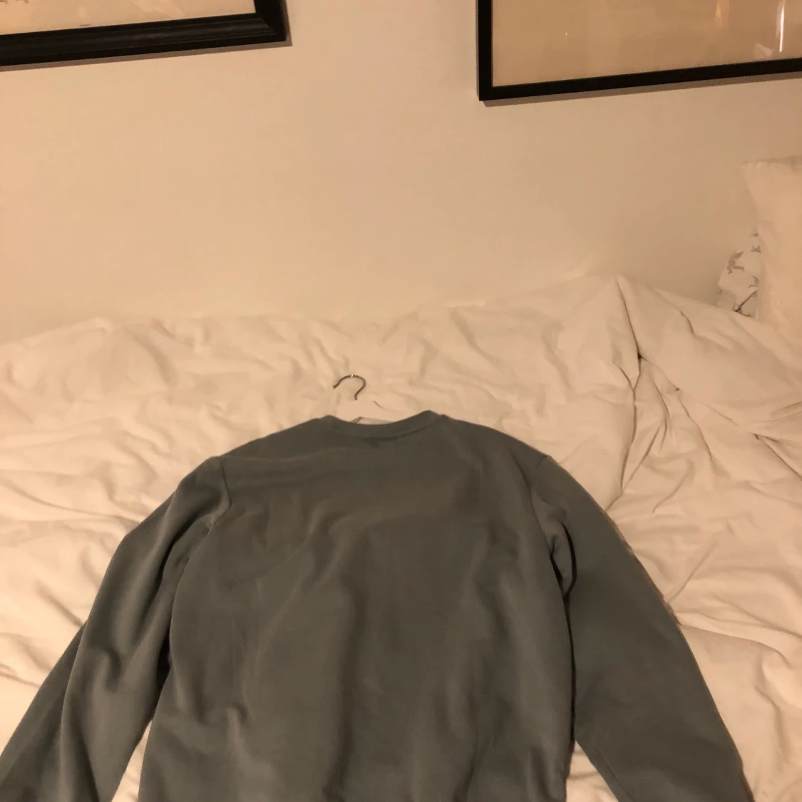 Basic blå sweatshirt  - 90