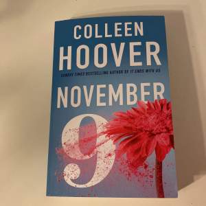 November 9 av Colleen Hoover, en super bra bok, ryggraden är INTE knäckt.  Köparen står för frakten. Betala med Swish