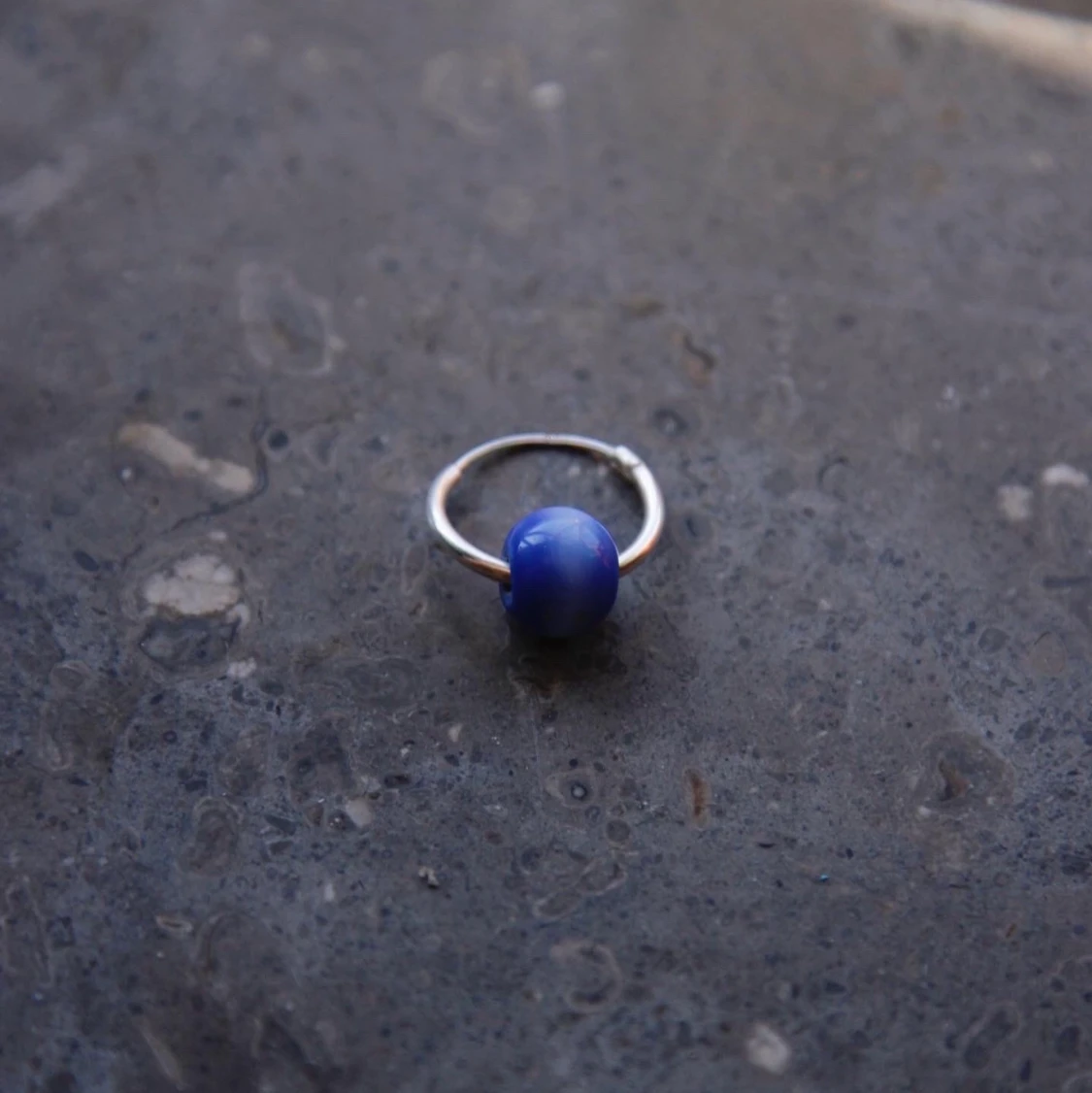 Neptune silver hoops  - 90