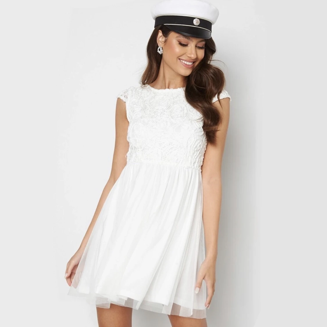 Vit klänning 34 - 90