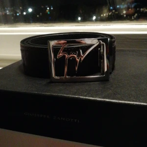 Giuseppe zanotti bälte bytes - Letar efter byte på mitt giuspee zanotti bälte i topp skick skulle säga 9,5/10 Värde ca 4700kr köpt för ungefär 1,5 månad sen box, dustbag medföljer.  Skulle tänka mig byta mot lv bälte eller svart gucci bälte eller nått till liknande pris.  Möts endast. 