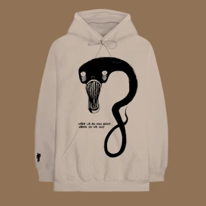 Billie Eilish merch - Jättefint skick, jättebra kvalitetoch så mysig! Kostar ungefär 550 kr med frakt på hemsidan, men las på en massa extrakostnader på vägen, bl.a tillägg på frakten och tull, så var uppe i ca 1500-2000kr totalt för denna tröja!   💕💕