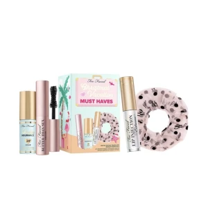 Too faced - Säljer detta kit från too faced, oanvända minisar. Nypris 359kr. Går bra att köpa enskilt om man inte vill köpa hela kitet isåfall skriv annars är priser för hela kitet Ingen kartong kvar