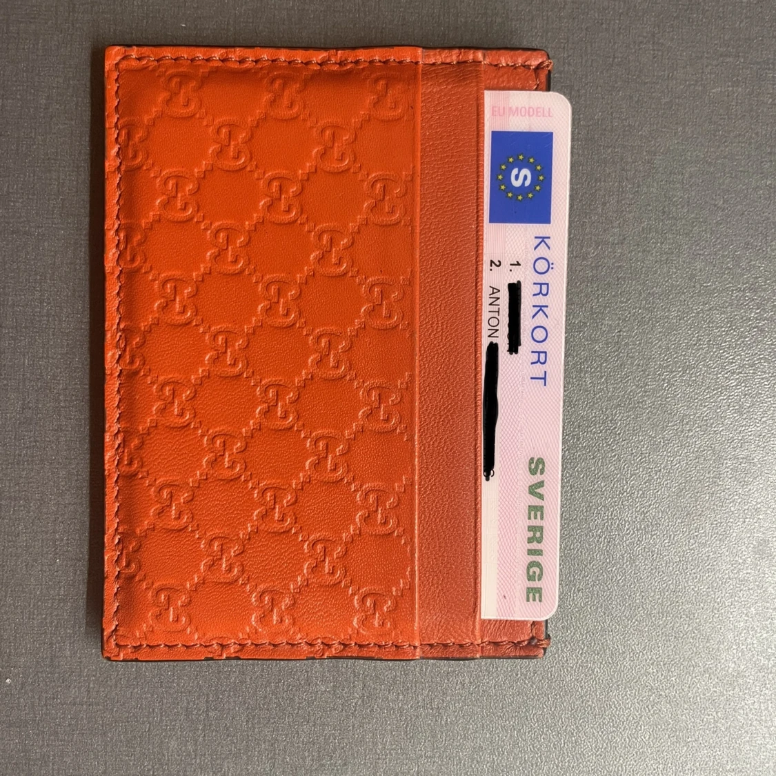 Gucci microguccissima card holder