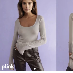 Beige tröja från Gina  - Beige topp med slits i ärmarna, använt fåtal gånger. Går och komma med eget pris!❤️