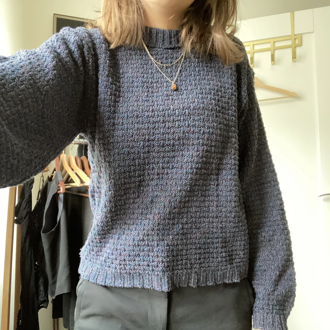 Tunn Stickad tröja - 91